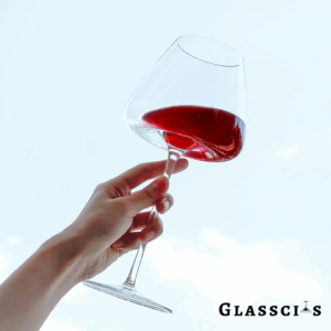 magette Ultra-Thin Flat Bottom Crystal Wine Glasses – Set of 4