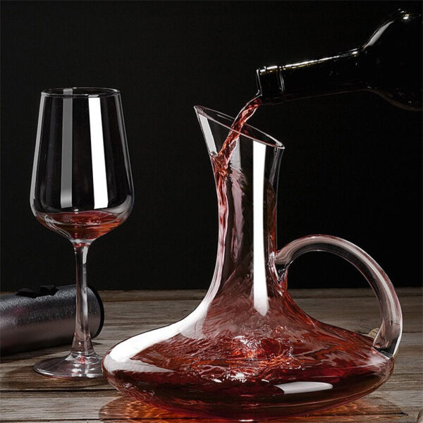 magette Classic Crystal Wine Decanter – Elegant Glass Carafe - Image 7