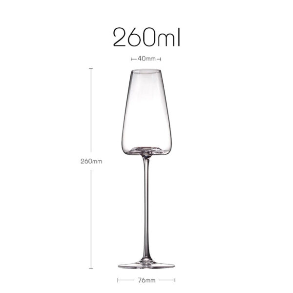 magette Ultra-Thin Flat Bottom Crystal Wine Glasses – Set of 4 - Image 14