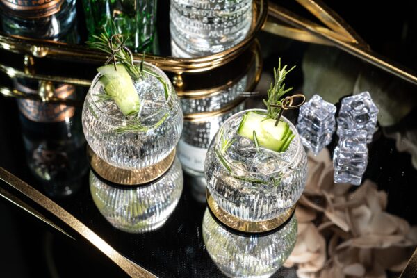 magette Vintage Art Deco Gin & Tonic Glasses – Set of 4 (13.5 oz) - Image 4