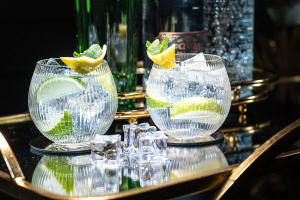 magette Vintage Art Deco Gin & Tonic Glasses – Set of 4 (13.5 oz) - Image 6