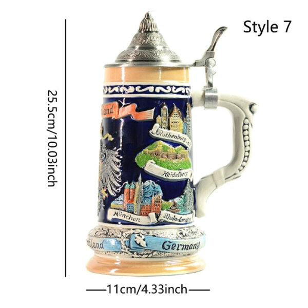 magette German Heritage Beer Steins – Authentic Traditional Drinkware - Image 8