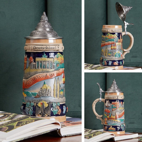 magette German Heritage Beer Steins – Authentic Traditional Drinkware - Image 16