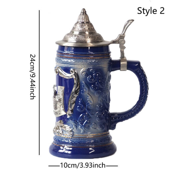 magette German Heritage Beer Steins – Authentic Traditional Drinkware - Image 3