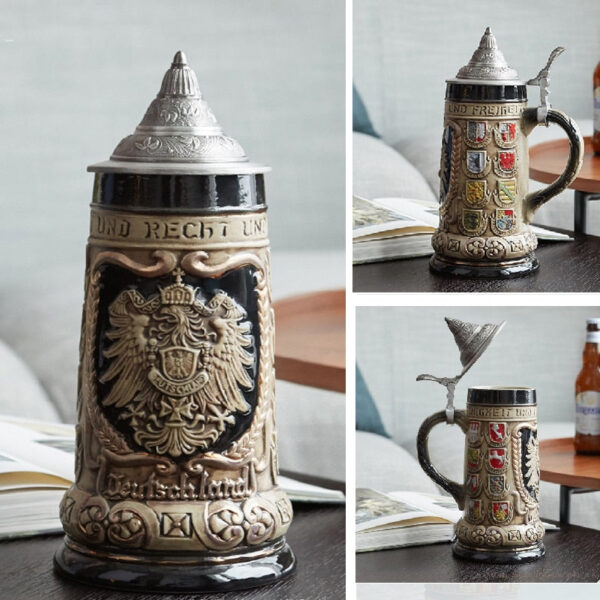 magette German Heritage Beer Steins – Authentic Traditional Drinkware - Image 13