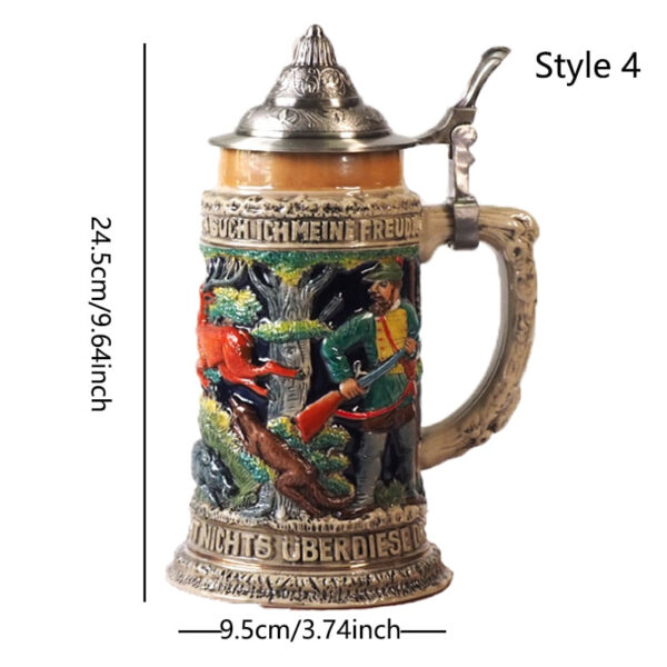 magette German Heritage Beer Steins – Authentic Traditional Drinkware - Image 5