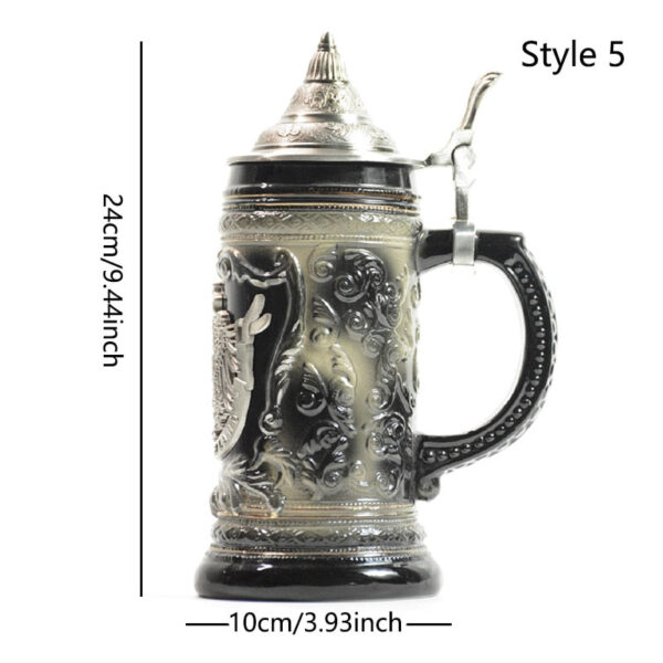 magette German Heritage Beer Steins – Authentic Traditional Drinkware - Image 6