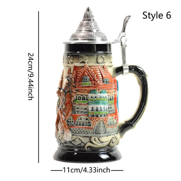 magette German Heritage Beer Steins – Authentic Traditional Drinkware - Image 7