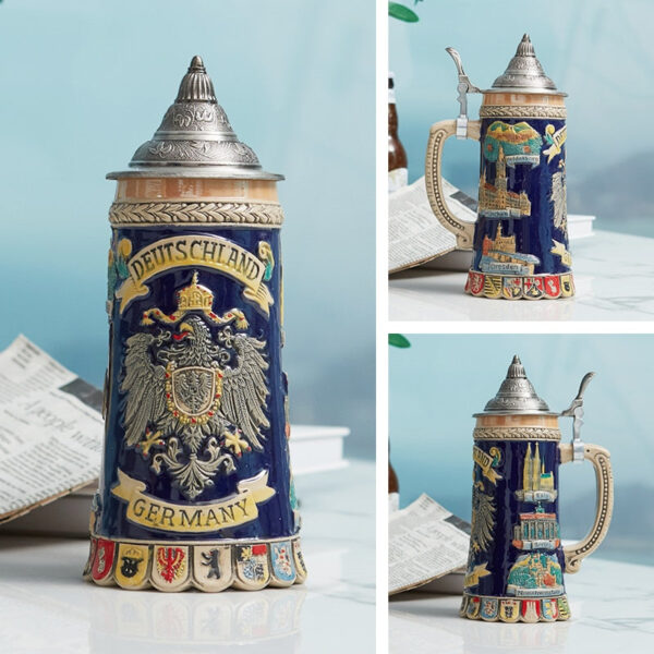 magette German Heritage Beer Steins – Authentic Traditional Drinkware - Image 15