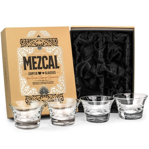 magette Mezcal & Spirits Tasting Glasses – Set of 4