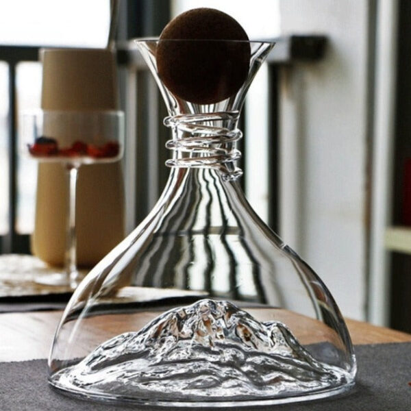 magette Iceberg Wine Decanter – Unique Sculptural Glass Carafe - Image 2