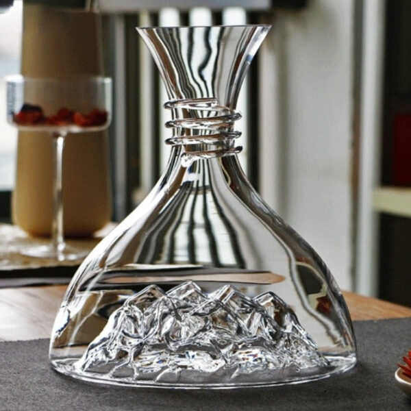 magette Iceberg Wine Decanter – Unique Sculptural Glass Carafe - Image 3
