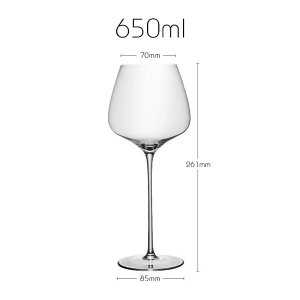 magette Ultra-Thin Delicate Crystal Wine Glasses – Set of 4 - Image 8