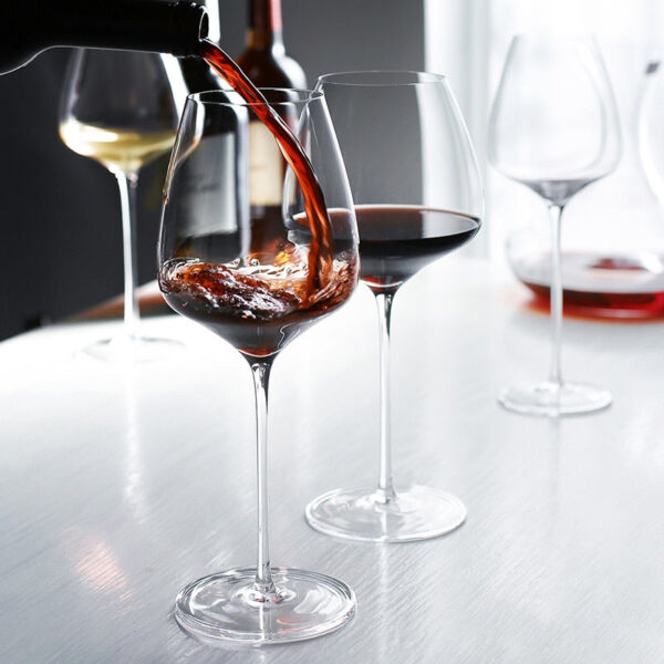 magette Ultra-Thin Delicate Crystal Wine Glasses – Set of 4 - Image 5