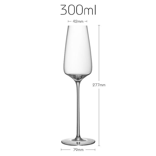 magette Ultra-Thin Delicate Crystal Wine Glasses – Set of 4 - Image 6