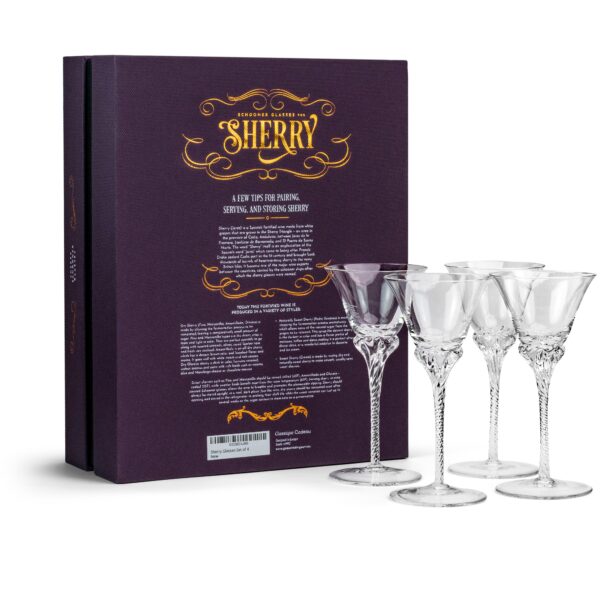 magette Sherry & Sweet Port Wine Glasses – Set of 4 - Image 7
