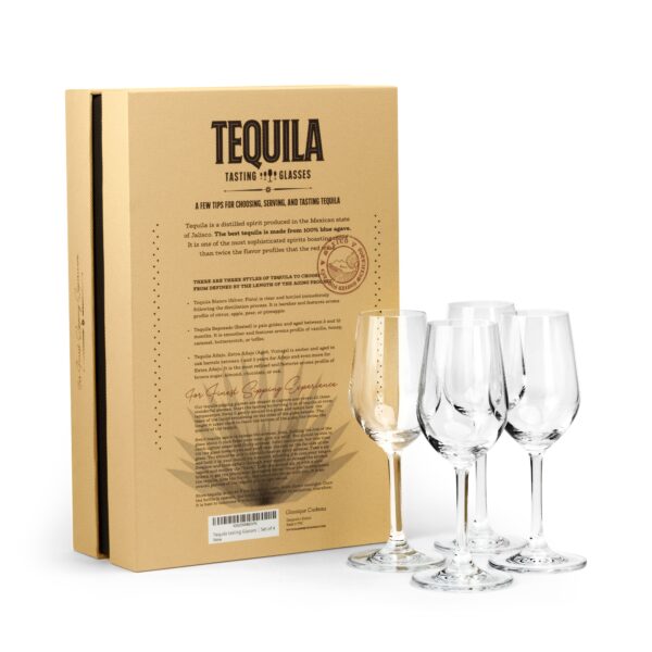 magette Tequila & Aromatic Liquor Tasting Glasses – Set of 4 - Image 7