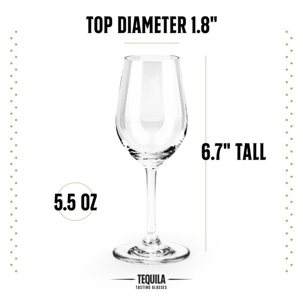 magette Tequila & Aromatic Liquor Tasting Glasses – Set of 4 - Image 5