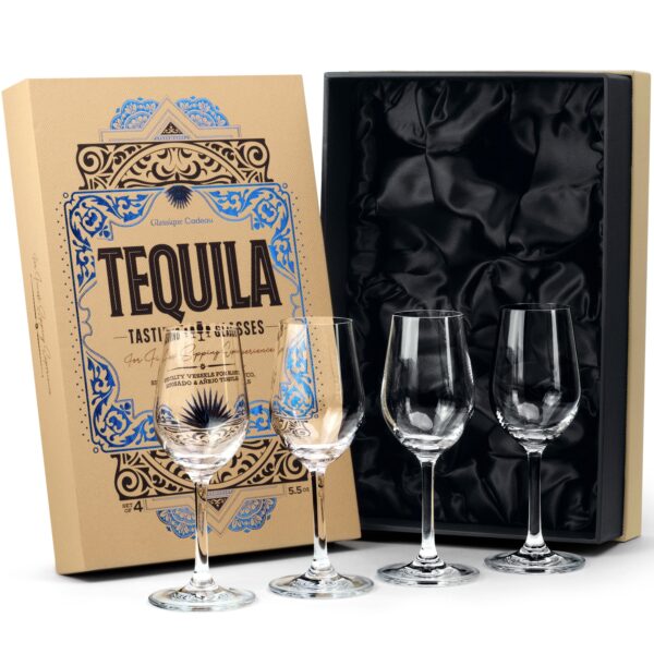 magette Tequila & Aromatic Liquor Tasting Glasses – Set of 4