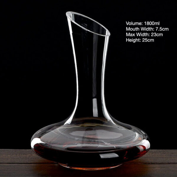 magette Classic Crystal Wine Decanter – Elegant Glass Carafe - Image 12